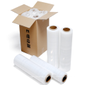 Fundición LLDPE Embalaje Envoltura de película estirable Rollo de plástico estirable Rollo de película de embalaje de plástico